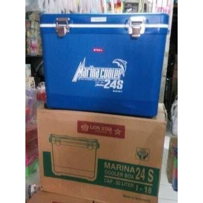 ( Khusus Gojek ) - Lion Star Marina Cooler Box 24S - Boks Es 22 Liter