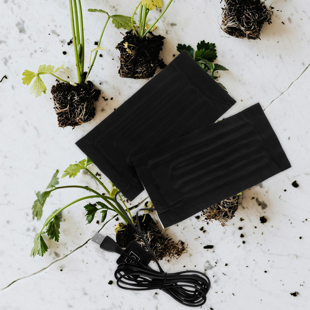 USB Small Heating Pad Plant Growing Mat Seedling Heat Mat Germination Kit Portable USB Heating Pad