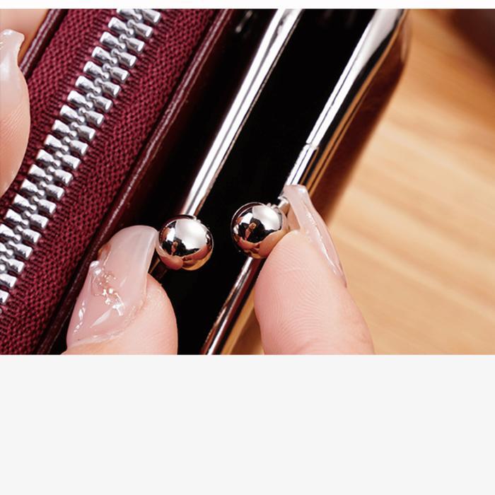 Eiger Bag'S - Dompet Kartu Wanita Kulit Korea Dompet Kecil Kualitas Premium Muat Banyak Wl015 Novi