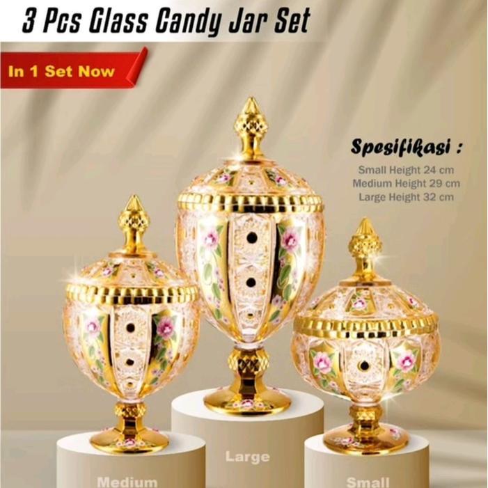 toples fiorenza toples piala toples 3 pcs kaca mewah