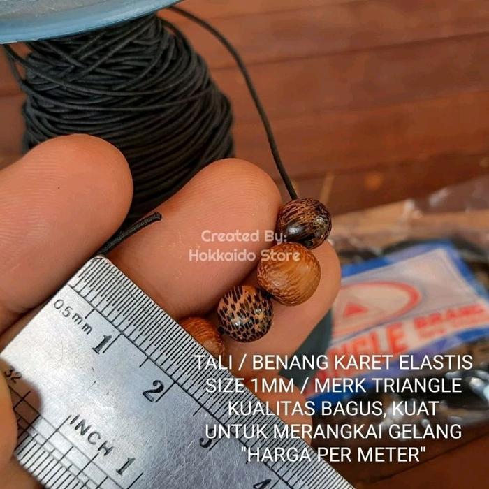 "New" Ecer Tali Benang Karet Elastis Kuat Untuk Merangkai Gelang