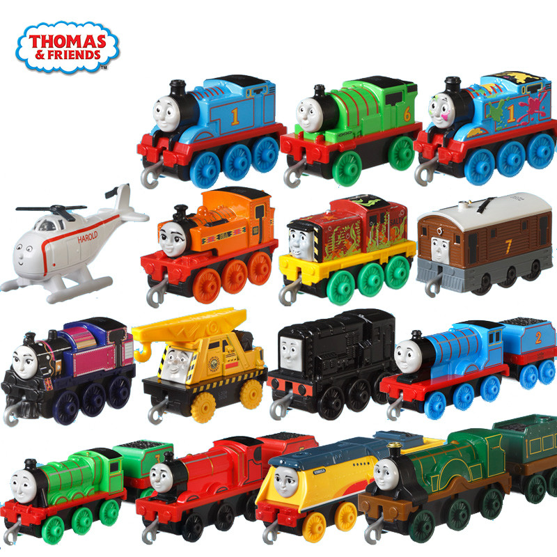 In Stock Thomas And Trackmaster Train Adventures Engine Along Railway Train Percy Diesel Emily Kids