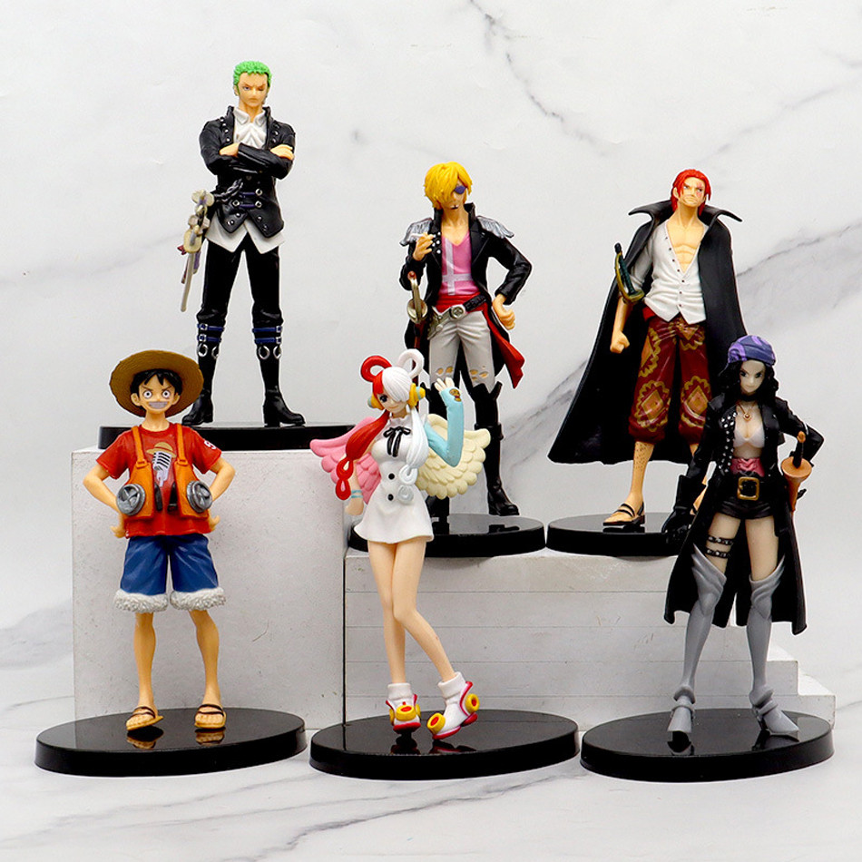 Figure Theater Edition Red Robin Roronoa Zoro Luffy Nami Sanji Uta Anime Action Figurine El Doll