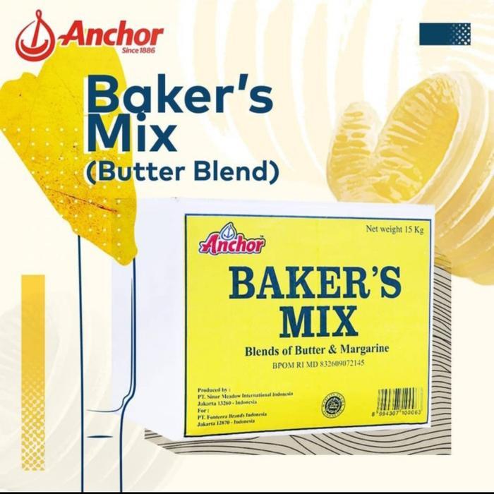 ANCHOR BAKERS MIX 1 KG BUTTER BLENDING MARGARINE