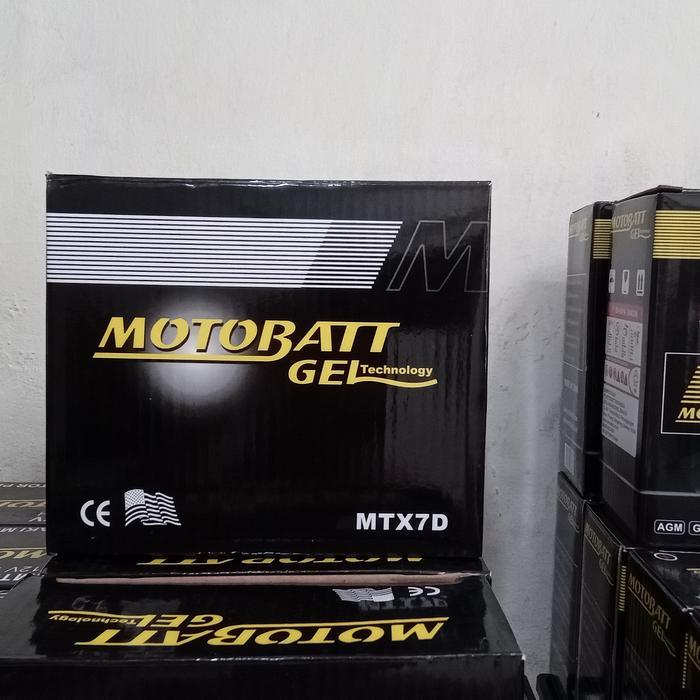 Aki Motor Motobatt Mtx7D Aki Kering / Aki Gel