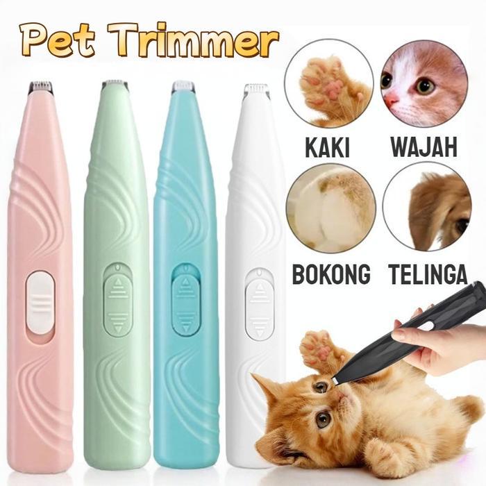 Vixplorn Pet Paw Hair Nail Clipper Pet Trimmer Pet mini hair clipper Electric Pet Clippers Pet