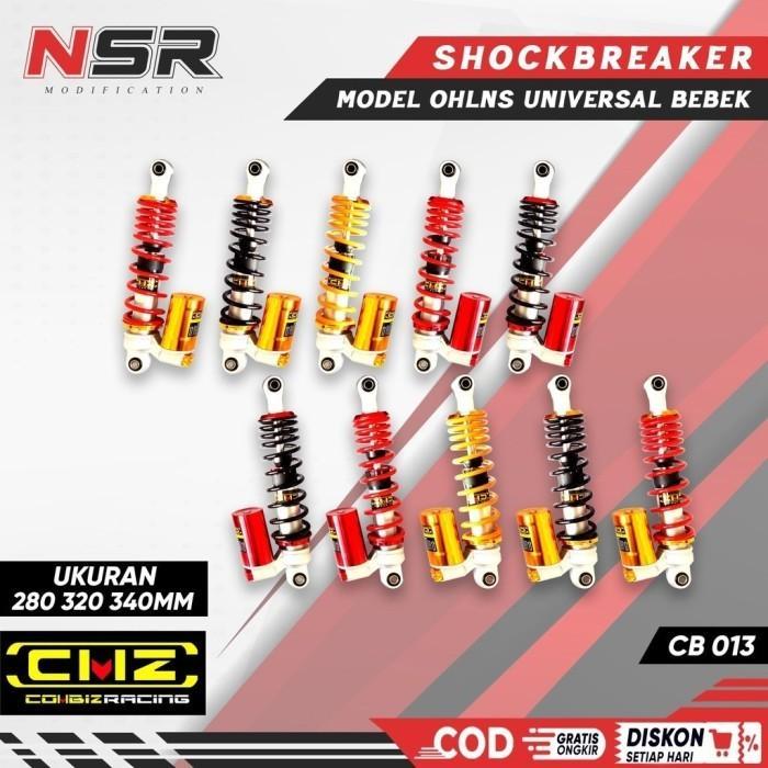 Shock Tabung Bawah Combiz Cb-013 Bebek Motor Ukuran 280-320-340