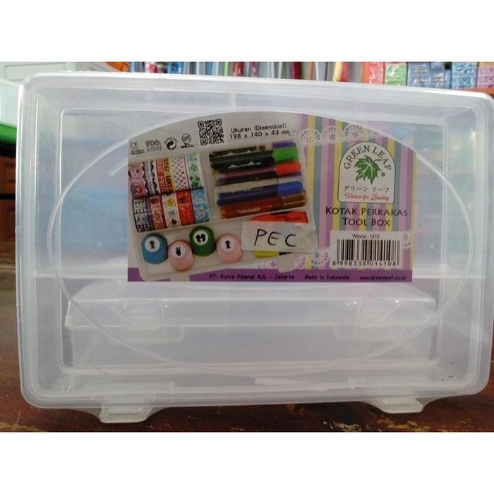 Kotak Aksesoris/ Obat 3 Sekat Tebal Box Plastik 1410