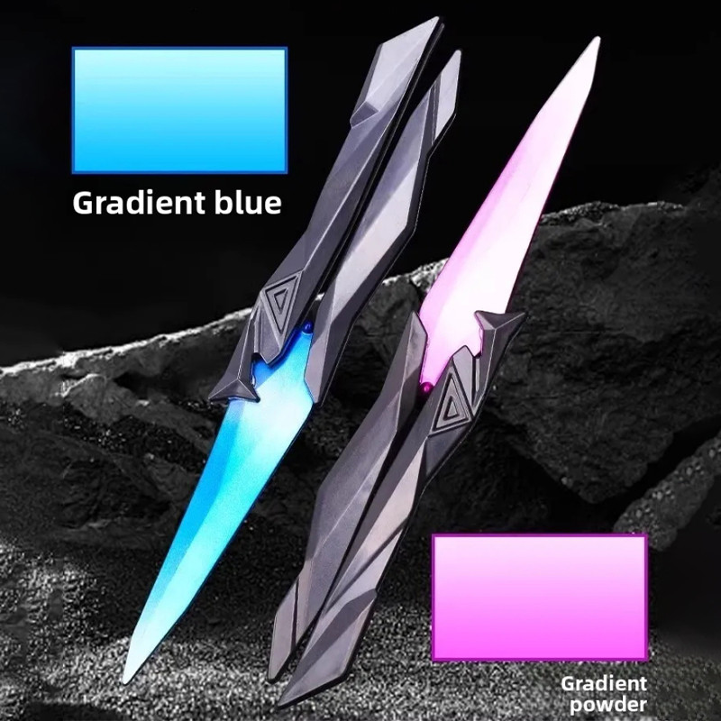 Valorant Singularity Butterfly Knife Foldable Replica Toy For Boys Plastic El Collectible Melee Gear