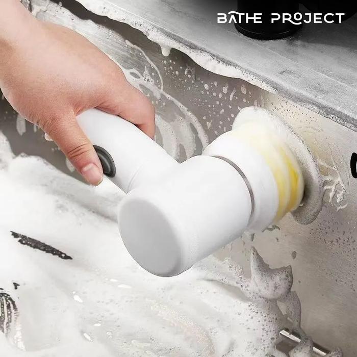 SIKAT ELEKTRIK PEMBERSIH PERALATAN DAPUR SERBAGUNA RECHARGEABLE