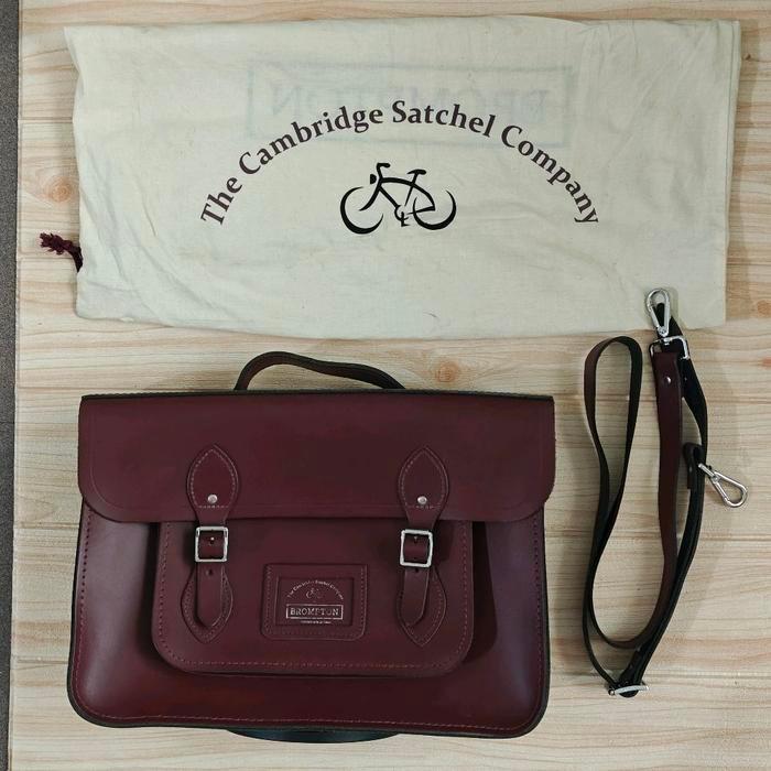 BEKAS MULUS - Tas Kulit Asli Limited Edition BROMPTON Cambridge Satchel RARE