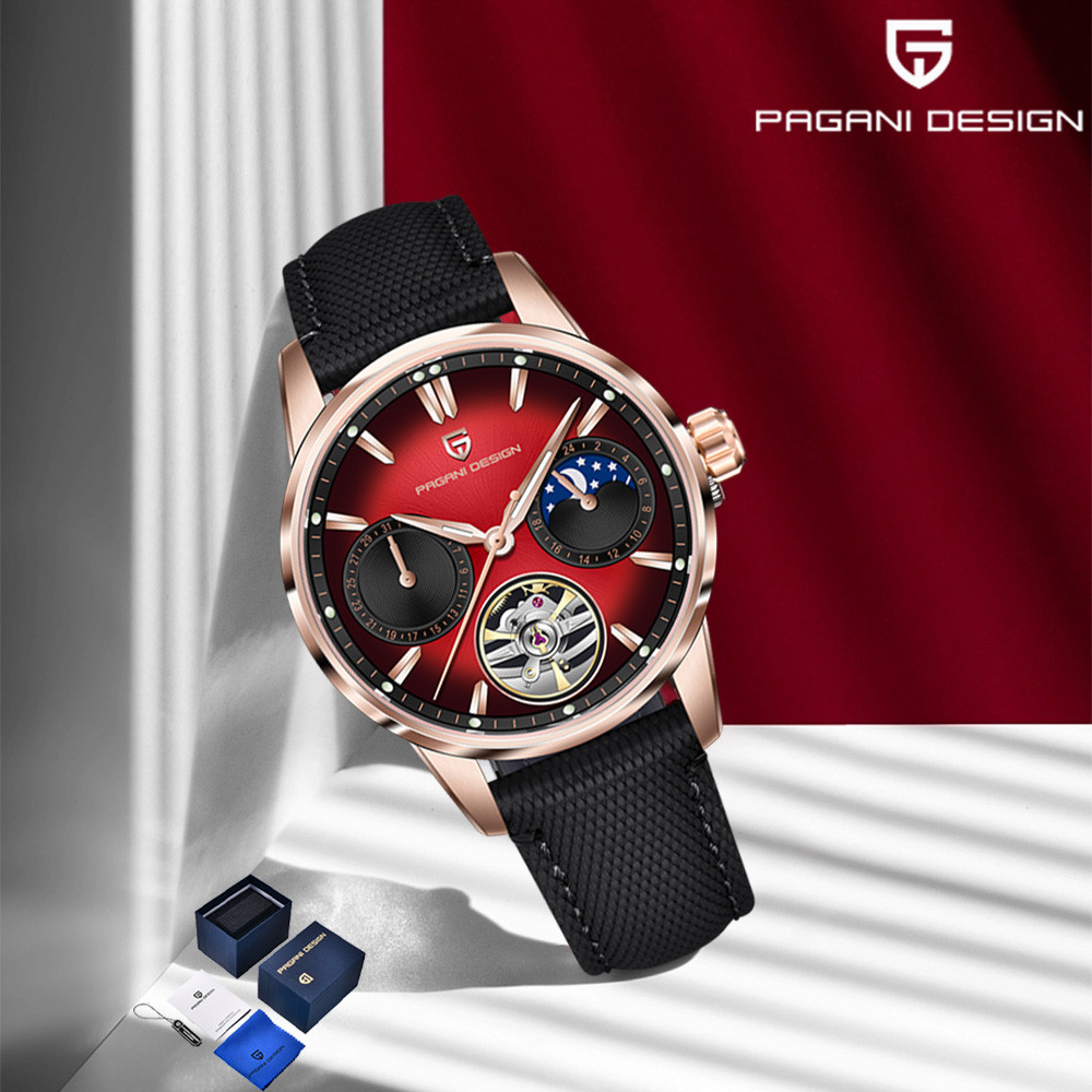 2025Pagani Design latest 41mm Men's Watch Business Automatic Mechanical Watch Sapphire Stainless