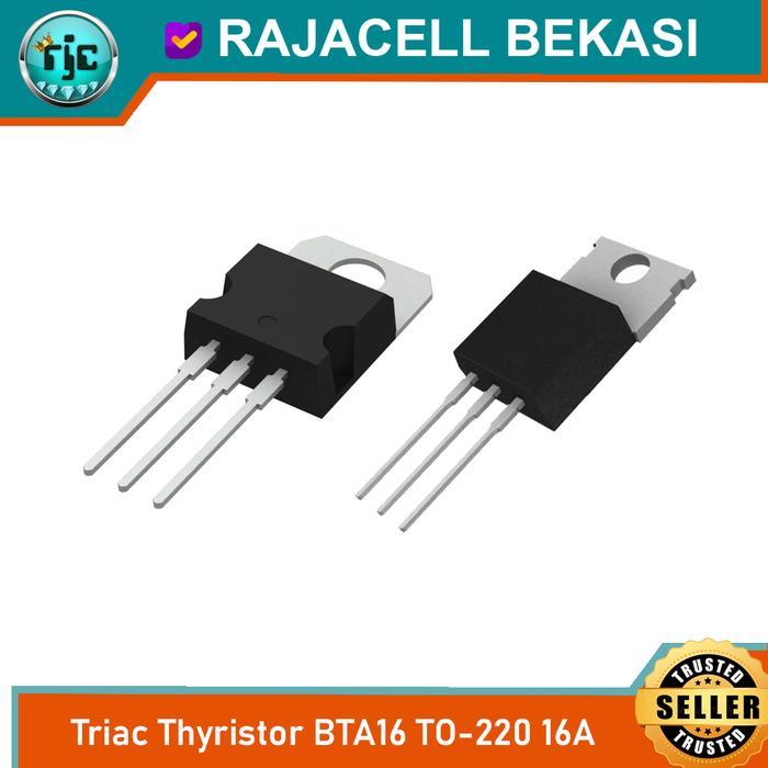 Bta16-600B Bta16 To-220 Triac 16A 600V Insulated Snubberless Bta16-600 Triac Transistor 16 Ampere