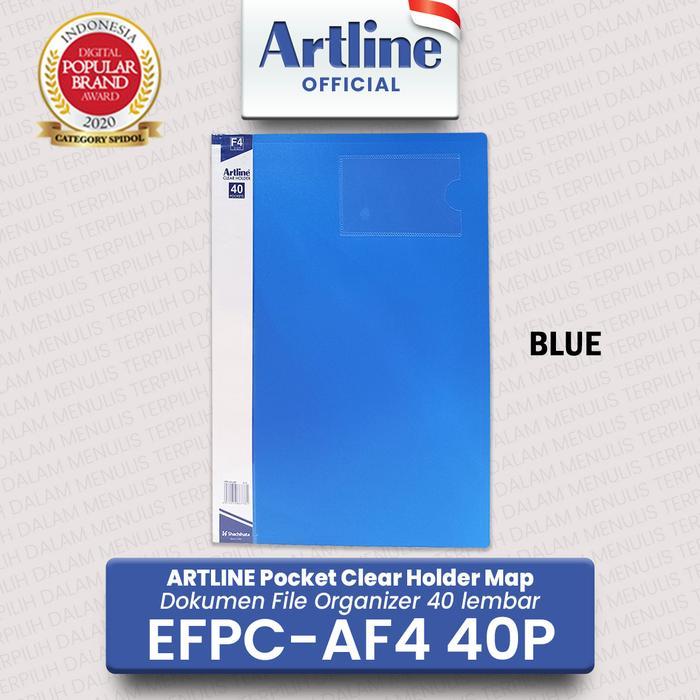 Artline Pocket Clear Holder 40 Sheet Efpc-Af4 40P