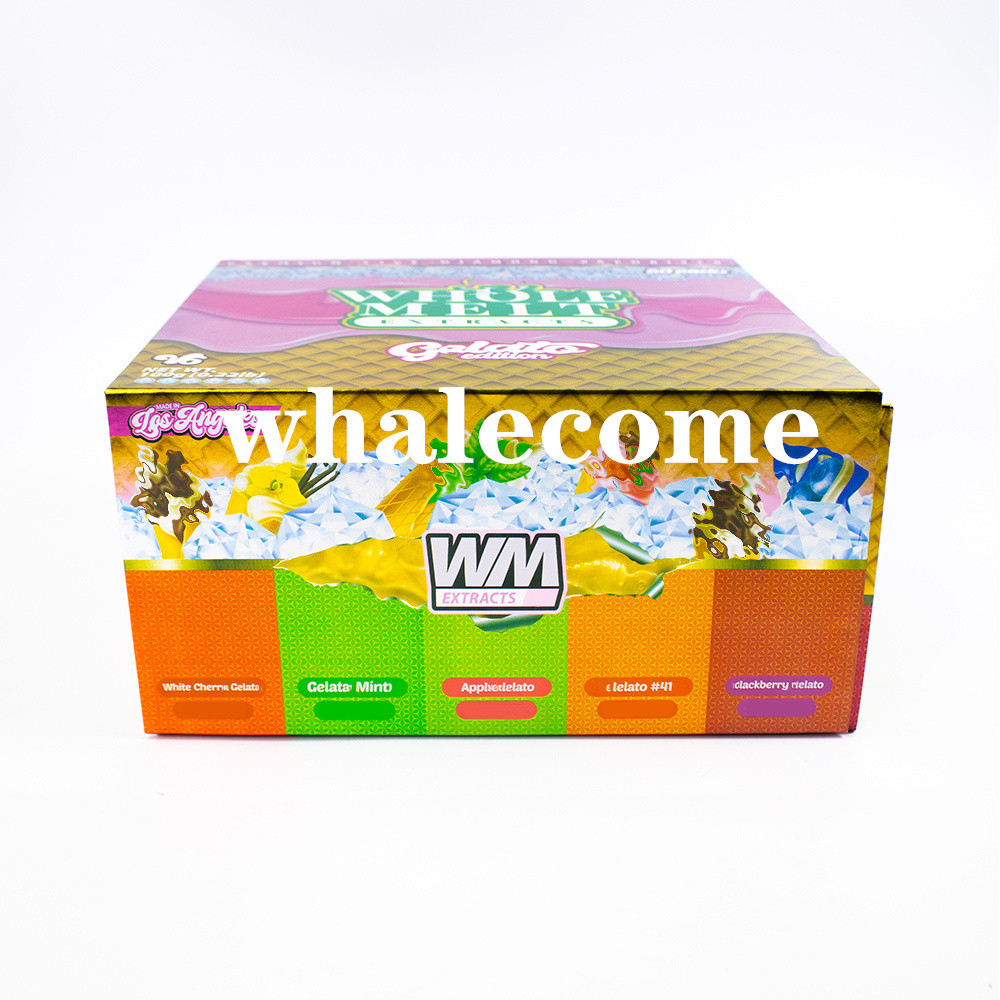 Wholemelt Empty 1ml Chamber Cart Storage Cardboard Cartridge Laser Magnetic Open Cover Paper Display