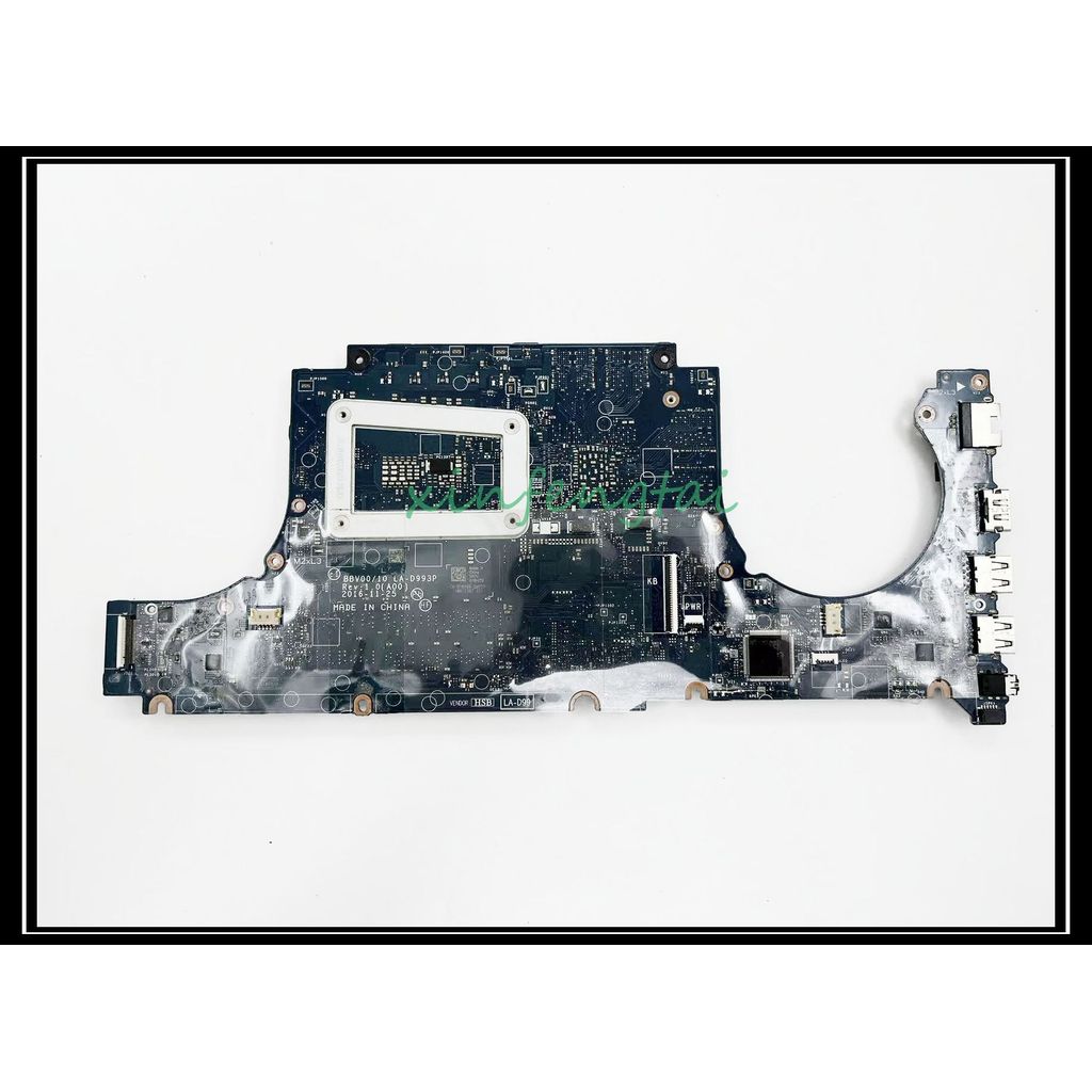 For dell Inspiron 15 7000 7567 P65F Laptop Motherboard LA-D993P DDR4 I5-7300HQ I7-7700HQ