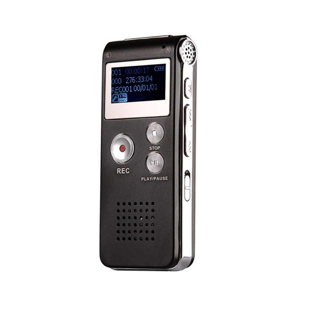 8GB/16GB/32GB/64G Voice Recorder MP3 Player Mini Sound Audio Recorder Professional Mini USB Flash