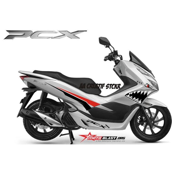 Cutting Sticker Honda Pcx 03 Shark