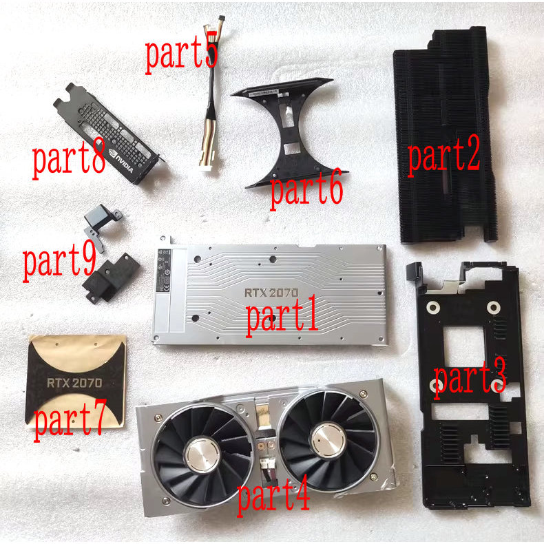 New Original Accessory for NVIDIA RTX2070 Video Graphics Card