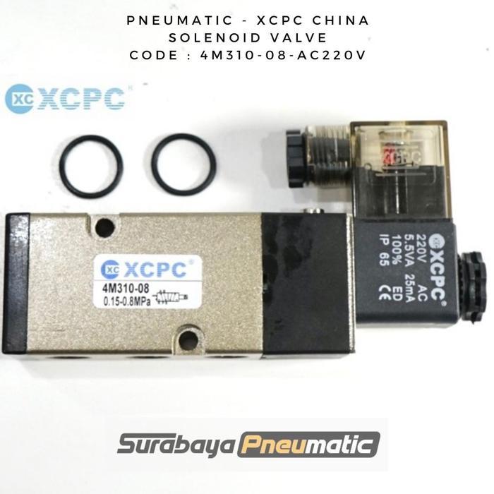 Solenoid Valve - 4M310-08-Ac220V - Selenoid Pneumatic Xcpc - 4M310 08