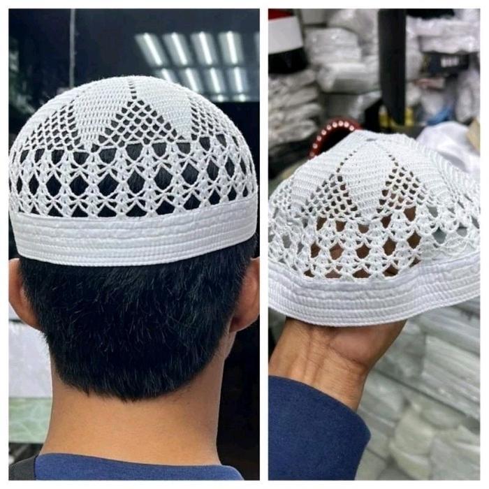 HOT PROMO Peci Rajut Bangladesh Original / Kopyah rajut Ori Bangladesh kualitas super Premium