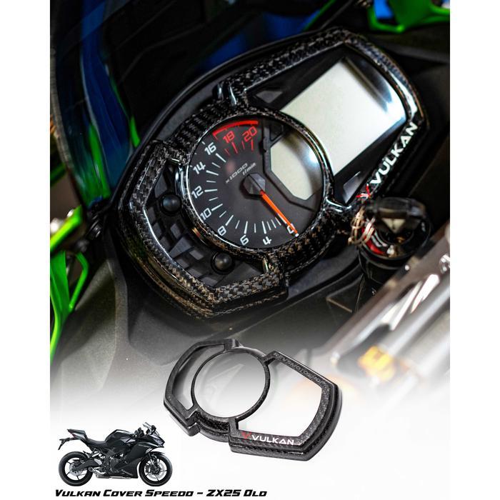 Vulkan Speedometer Cover Real Carbon Kawasaki Zx25R