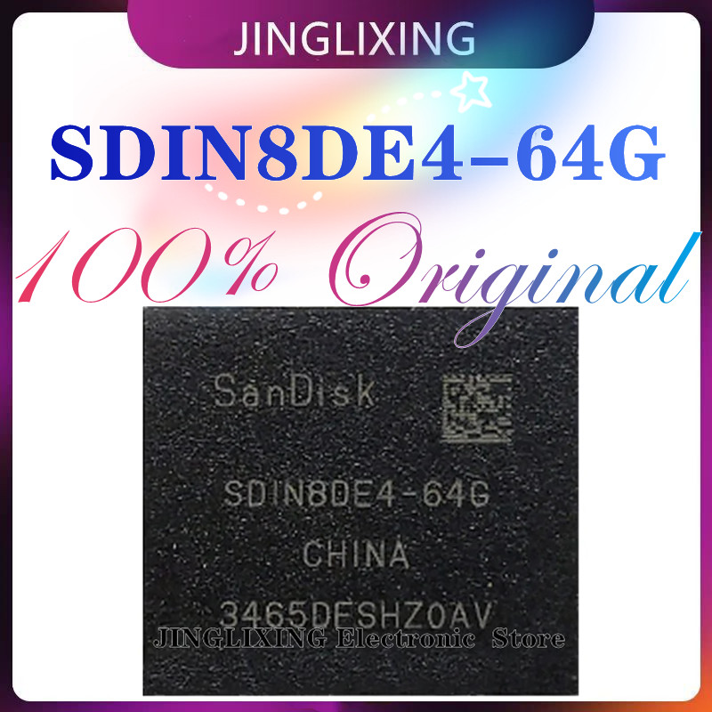 1pcs/lot New Original SDIN8DE4-64G BGA-153 SDIN8DE4 64G 8DE4-64G EMMC 64GB flash chip