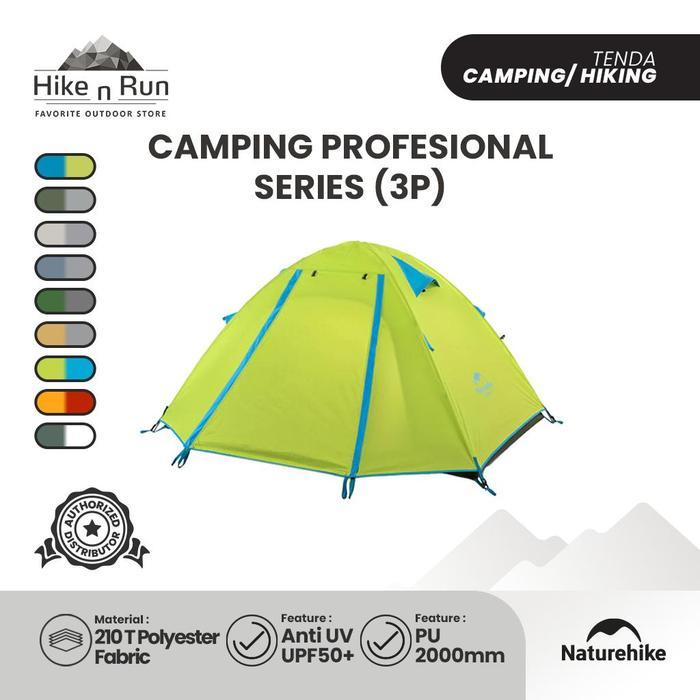 Tenda Naturehike Tent 2018 3P-Series NH18Z033-P