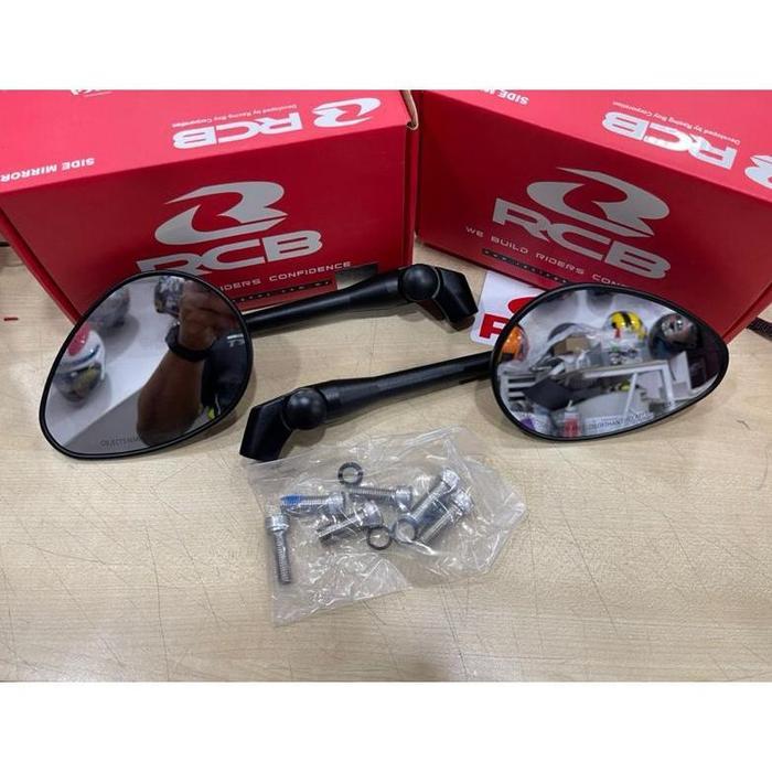 RACING BOY (RCB) NEW S5 SIDE MIRROR ALLOY UNIVERSAL SPION RCB UNTUK SEMUA MOTOR