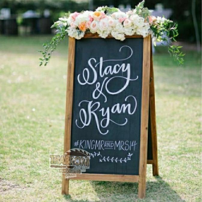 Papan Tulis Kapur Papan Board Papan Menu Cafe Dekorasi Pesta Nikah Wo
