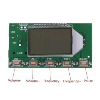 pemancar FM radio fm tuner digital display dsp pll