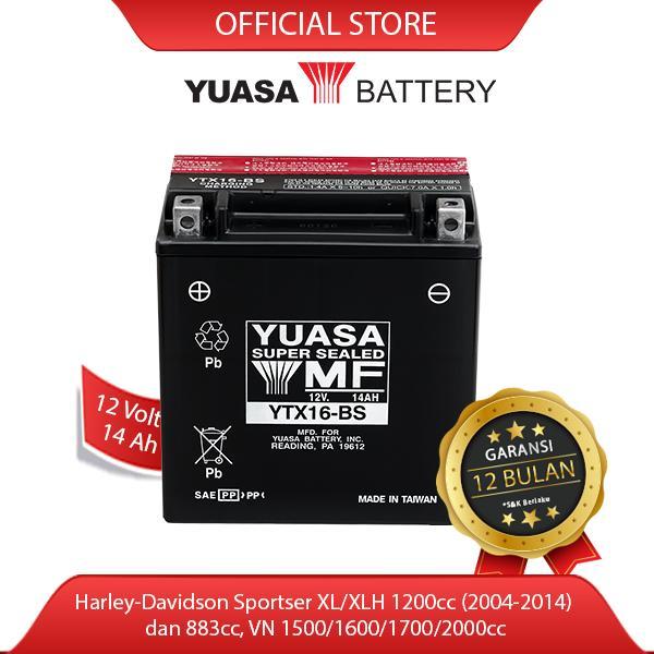 Ready Yuasa Aki Motor YTX16-BS MF 100% ORIGINAL