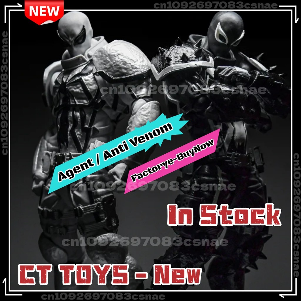 In Stock Ct Toys Agent Venom Amazing Yamaguchi Agent Anti Venom Figure Spiderman Anime Action Figure