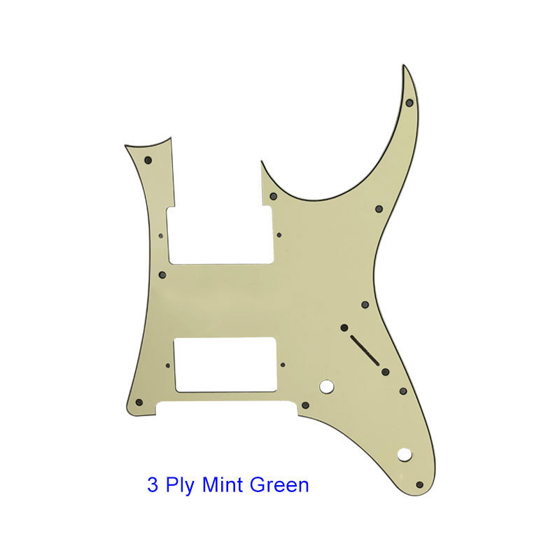 Xinyue Custom Guitar Parts For 10 Hole Screws MIJ Ibanez RG 2550Z Guitar Pickguard Humbucker HH