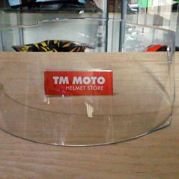 Langsung diproses Clear Flat Visor Helm Snail FFs1