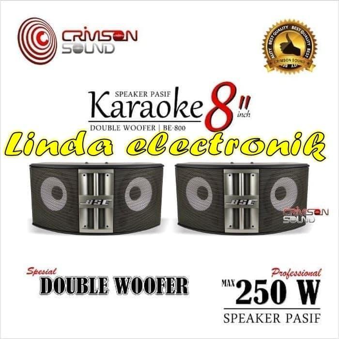speaker pasif crimson BE800 double woofer 8inch crimson BE 800 ORYGINA