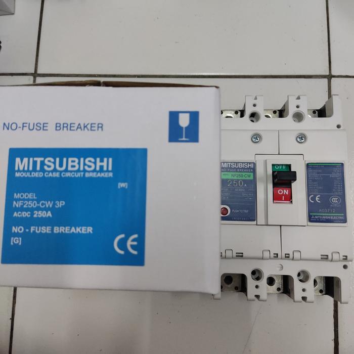 Nfb Mccb Breaker Mitsubishi Nf-250Cw Nf250-Cw 250A 250 A