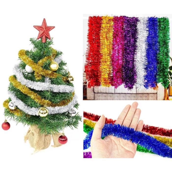 SLINGER RUMBAI DEKORASI / TINGSEL ULANG TAHUN / DEKORASI RUMBAI NATAL / RUMBAI DEKORASI PESTA