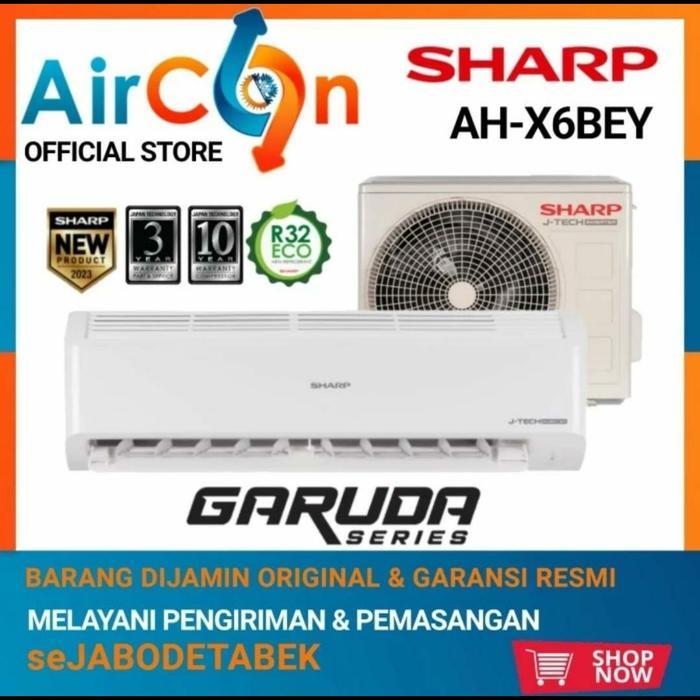 AC SHARP AH - X 6 ZY 1/2 PK INVERTER R32 AH-X6ZY + PASANG INSTALASI