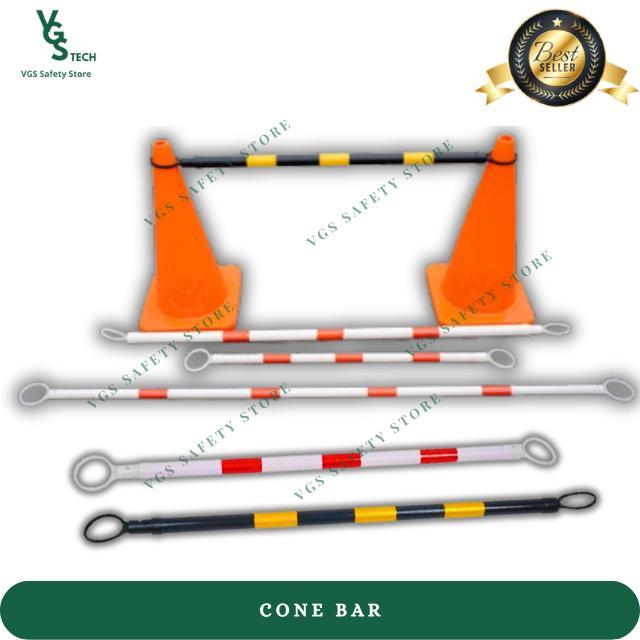 Safety Cone Bar Pengaman Jalan Penghalang Jalan Traffic Cone