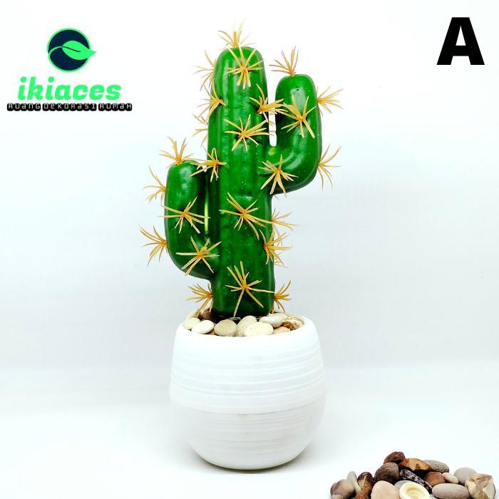 "New" KAKTUS SUKULEN MINI KAKTUS PLASTIK KAKTUS POT ARTIFICIAL BUNGA PLASTIK