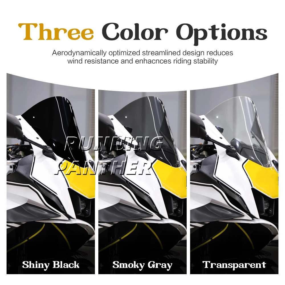FOR YAMAHA YZF-R7 R7 2021-2025 YZF-R6 R6 2017-2024 NEW MOTORCYCLE WINDSHIELD GUIDE PLATE ACRYLIC