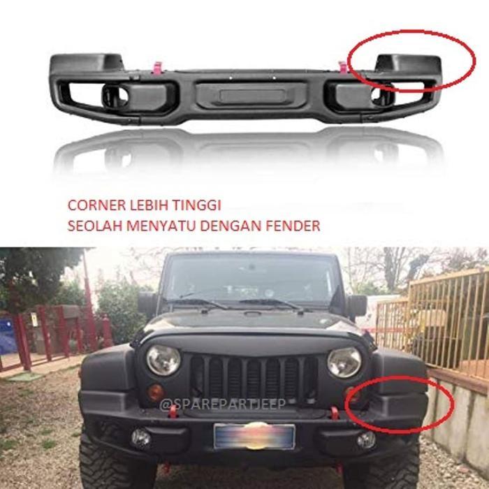 Bumper Bemper Anniversary Depan Jeep Rubicon JK - Bumper Depan Europe