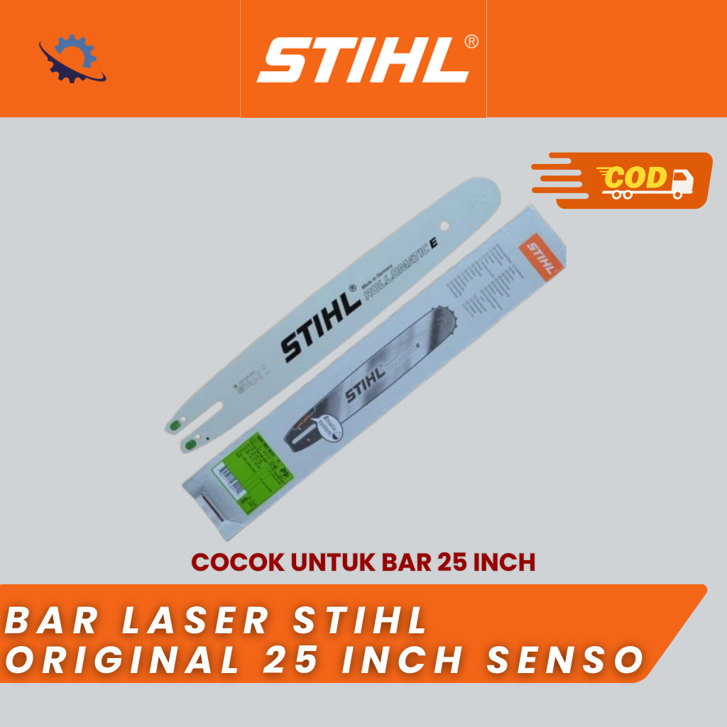 Bar Laser STIHL Original 25 Inch ASLI BISA COD Cocok Chainsaw Senso 25 Inch