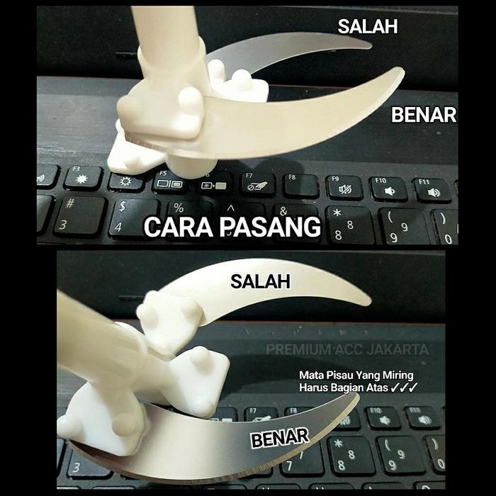 BLENDER DAGING STAINLESS STEEL CHOPPER PENGGILING DAGING STAINLESS