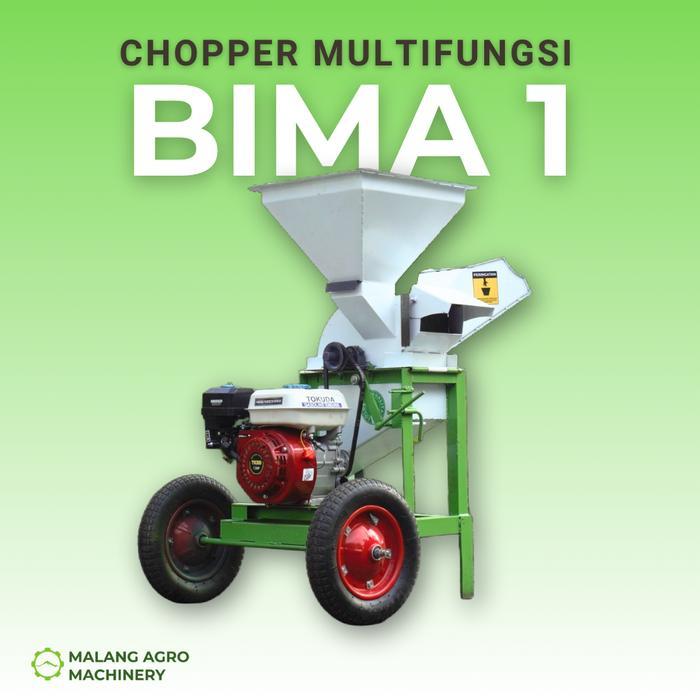 BIMA 1 - Mesin Chopper Multifungsi Besar - Mesin pencacah dan penepung pakan ternak - Tanpa Mesin Pe