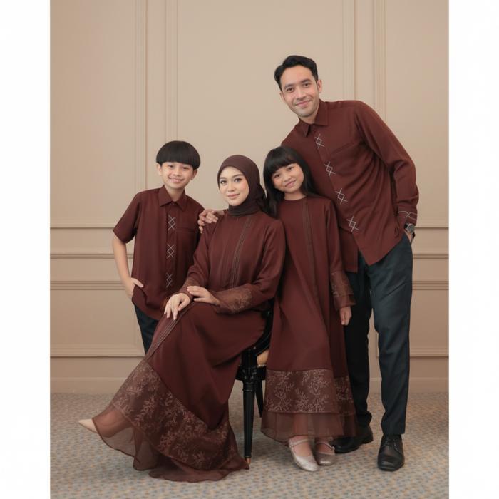 PREMIUM SARIMBIT COUPLE KELUARGA 2026 PREMIUM BAJU PASANGAN FAMILY SET LEBARAN IDUL FITRI MEWAH
