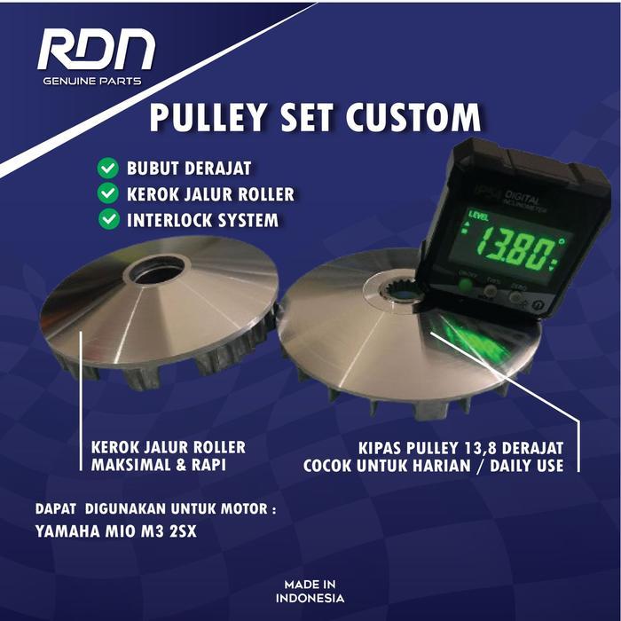 Pulley Set Custom Mio M3 Original Rdn