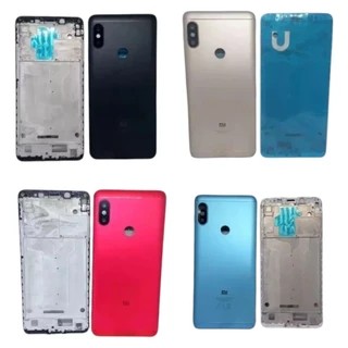 Kesing Housing Casing Full Set Xiaomi REDMI NOTE 5 PRO BackDoor Tutup Belakang + Middle Frame LCD