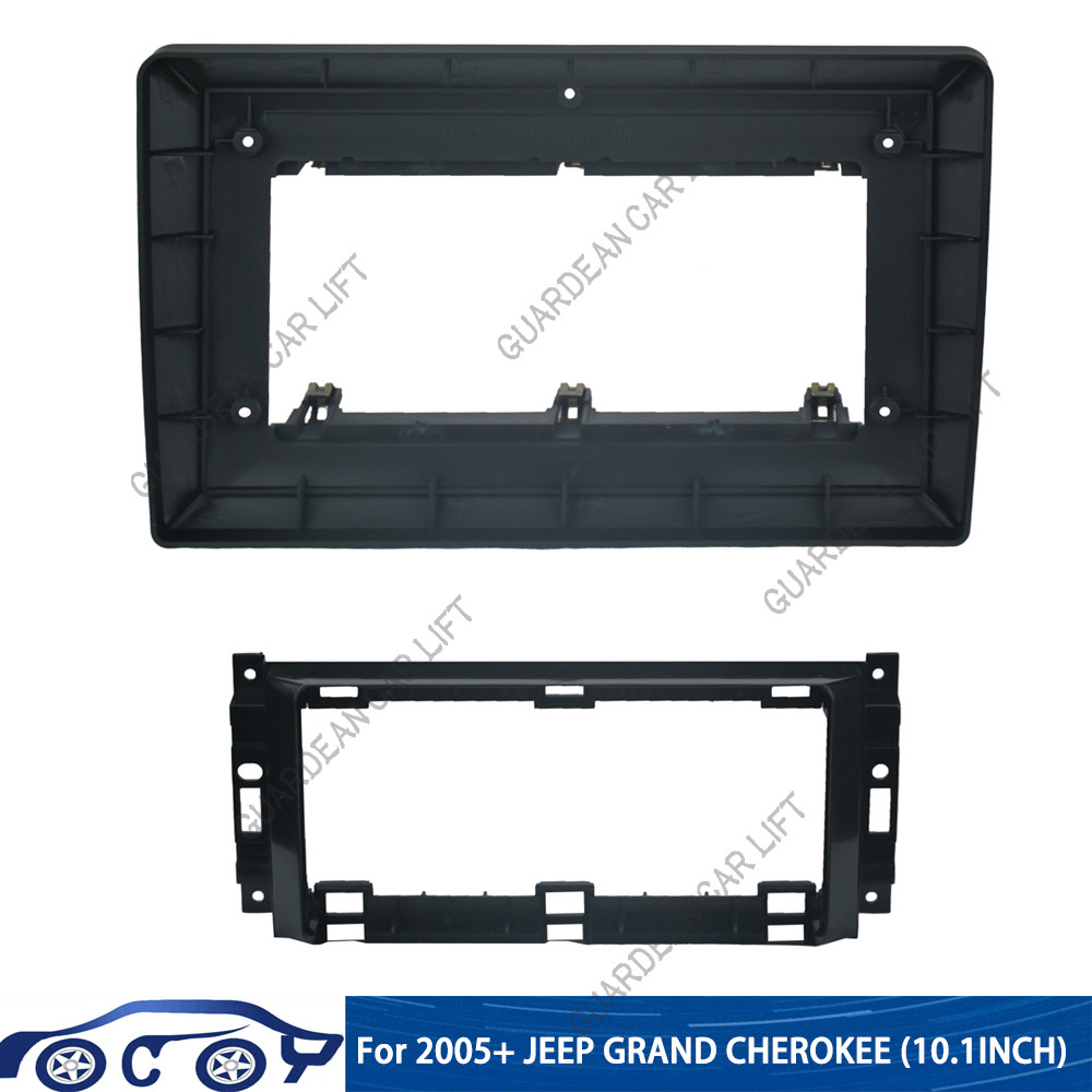 For 2005+ JEEP GRAND CHEROKEE 10.1INCH Car Radio Fascias Installation Dash Frame 2 Din Panel DVD Gps